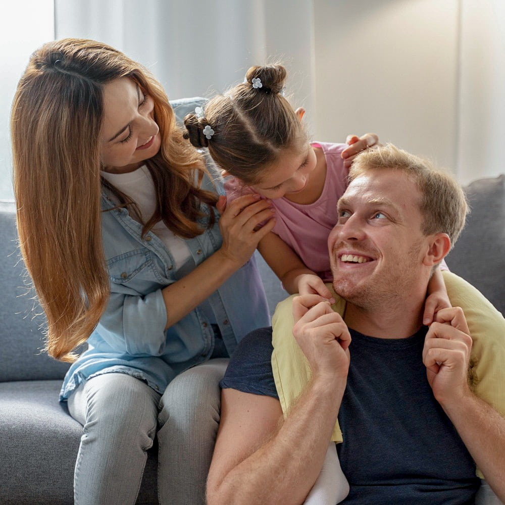 Seguro de Vida (foto de una familia)